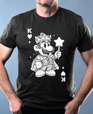 Král srdcí, bílý tisk