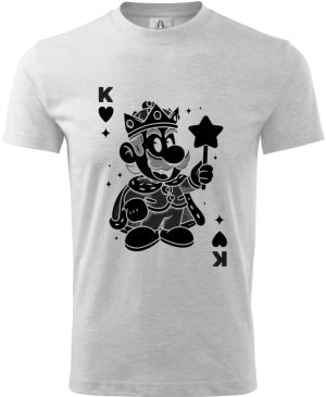 Král srdcí, černý tisk