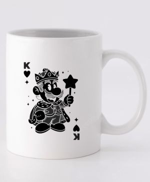 Král srdcí, černý tisk