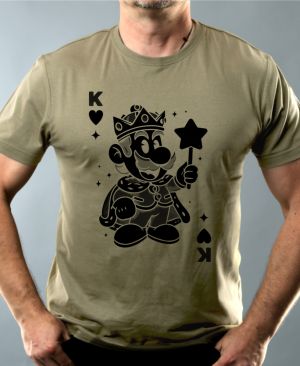 Král srdcí, černý tisk