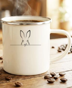 Králičí EKG, černý potisk