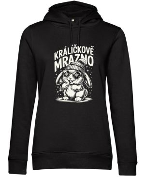 Králíčkově mrazno, bílý potisk