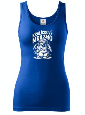 Králíčkově mrazno, bílý potisk