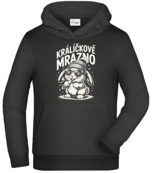 Králíčkově mrazno, bílý potisk