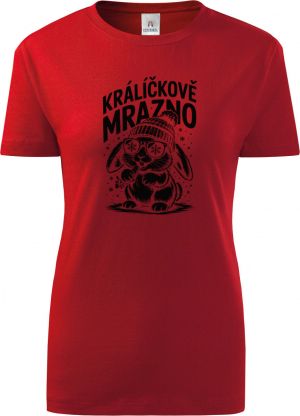 Králíčkově mrazno, černý potisk