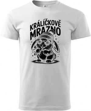 Králíčkově mrazno, černý potisk