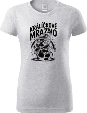 Králíčkově mrazno, černý potisk