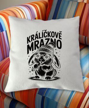 Králíčkově mrazno, černý potisk