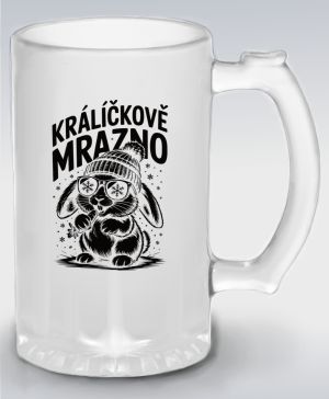 Králíčkově mrazno, černý potisk