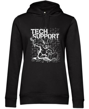 Králík technické podpory, bílý tisk