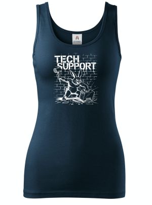 Králík technické podpory, bílý tisk