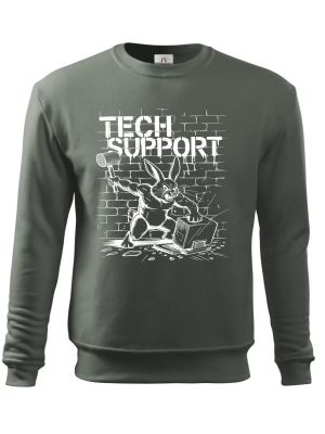 Králík technické podpory, bílý tisk