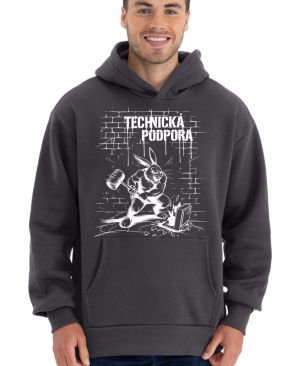 Králík technické podpory, V2, bílý tisk