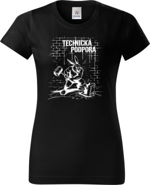 Králík technické podpory, V2, bílý tisk