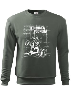 Králík technické podpory, V2, bílý tisk