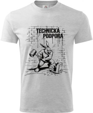 Králík technické podpory, V2, černý tisk