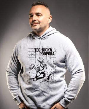 Králík technické podpory, V2, černý tisk