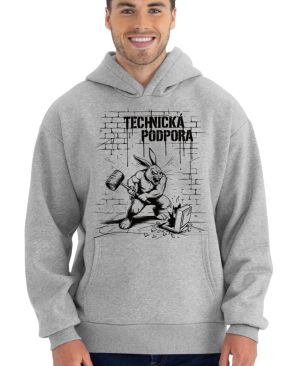 Králík technické podpory, V2, černý tisk