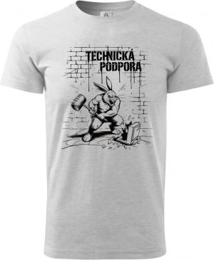 Králík technické podpory, V2, černý tisk