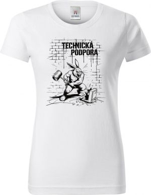 Králík technické podpory, V2, černý tisk