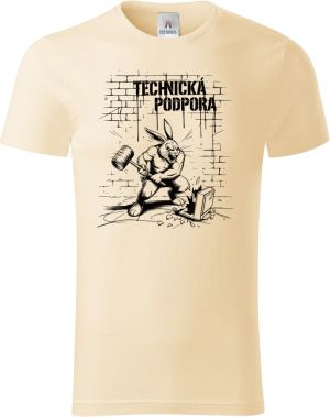 Králík technické podpory, V2, černý tisk