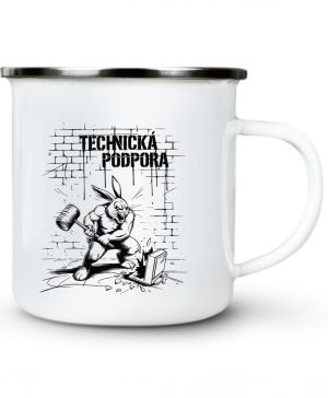 Králík technické podpory, V2, černý tisk