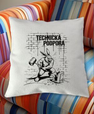 Králík technické podpory, V2, černý tisk