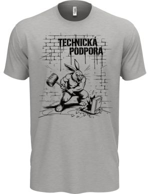 Králík technické podpory, V2, černý tisk