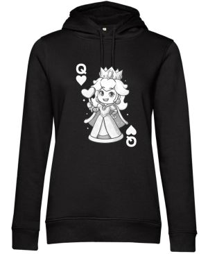 Královna srdcí, bílý potisk