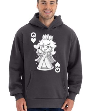 Královna srdcí, bílý potisk