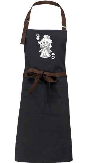 Královna srdcí, bílý potisk