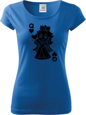 Královna srdcí, černý potisk