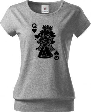 Královna srdcí, černý potisk