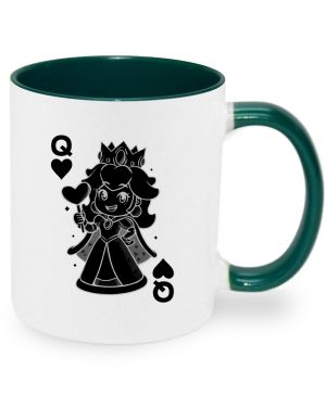 Královna srdcí, černý potisk