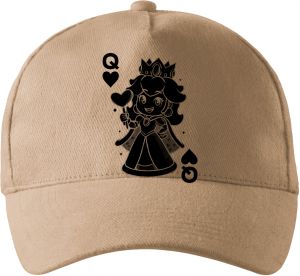 Královna srdcí, černý potisk