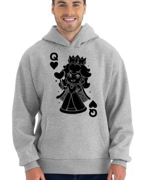 Královna srdcí, černý potisk