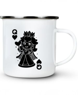 Královna srdcí, černý potisk