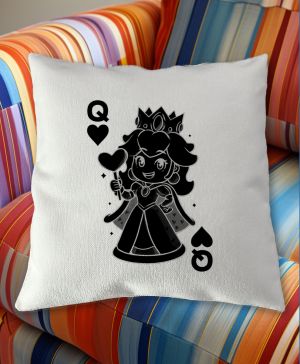 Královna srdcí, černý potisk