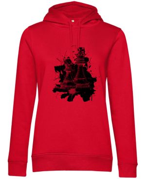 Královská hra, šachy, černý potisk