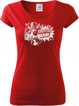 Krotitel krav, bílý potisk