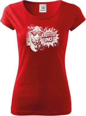 Krotitel ovcí, bílý potisk