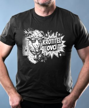 Krotitel ovcí, bílý potisk