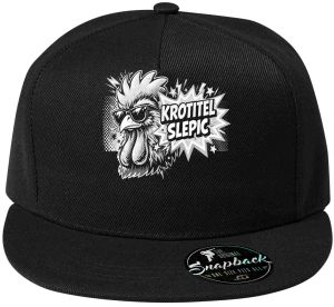 Krotitel slepic, bílý potisk