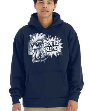 Krotitel slepic, bílý potisk