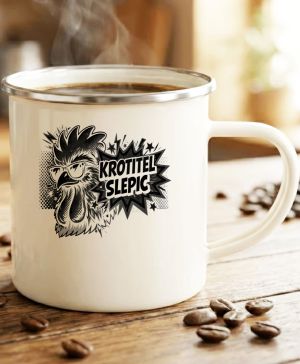 Krotitel slepic, černý potisk