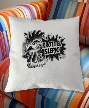 Krotitel slepic, černý potisk