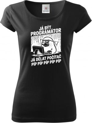 Krtek programátor, bílý tisk