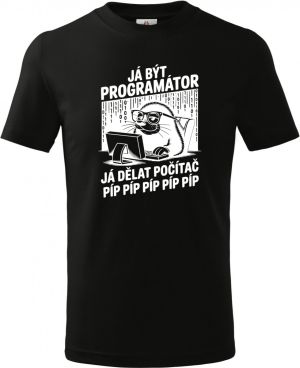 Krtek programátor, bílý tisk