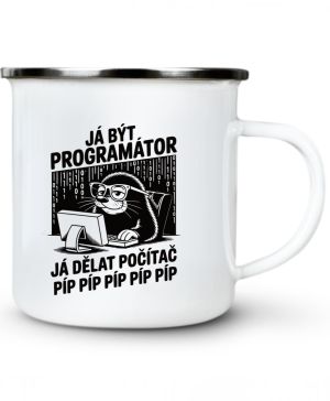 Krtek programátor, černý tisk