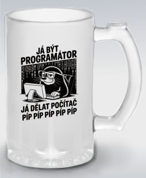 Krtek programátor, černý tisk